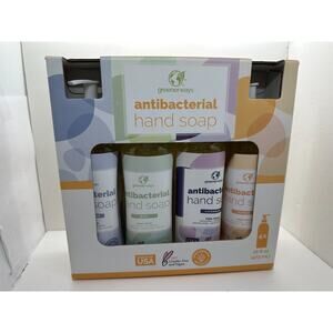 Greenerways Hand Soap Set 4 Lavender, Citrus, Mint & Unscented 16 fl oz Each